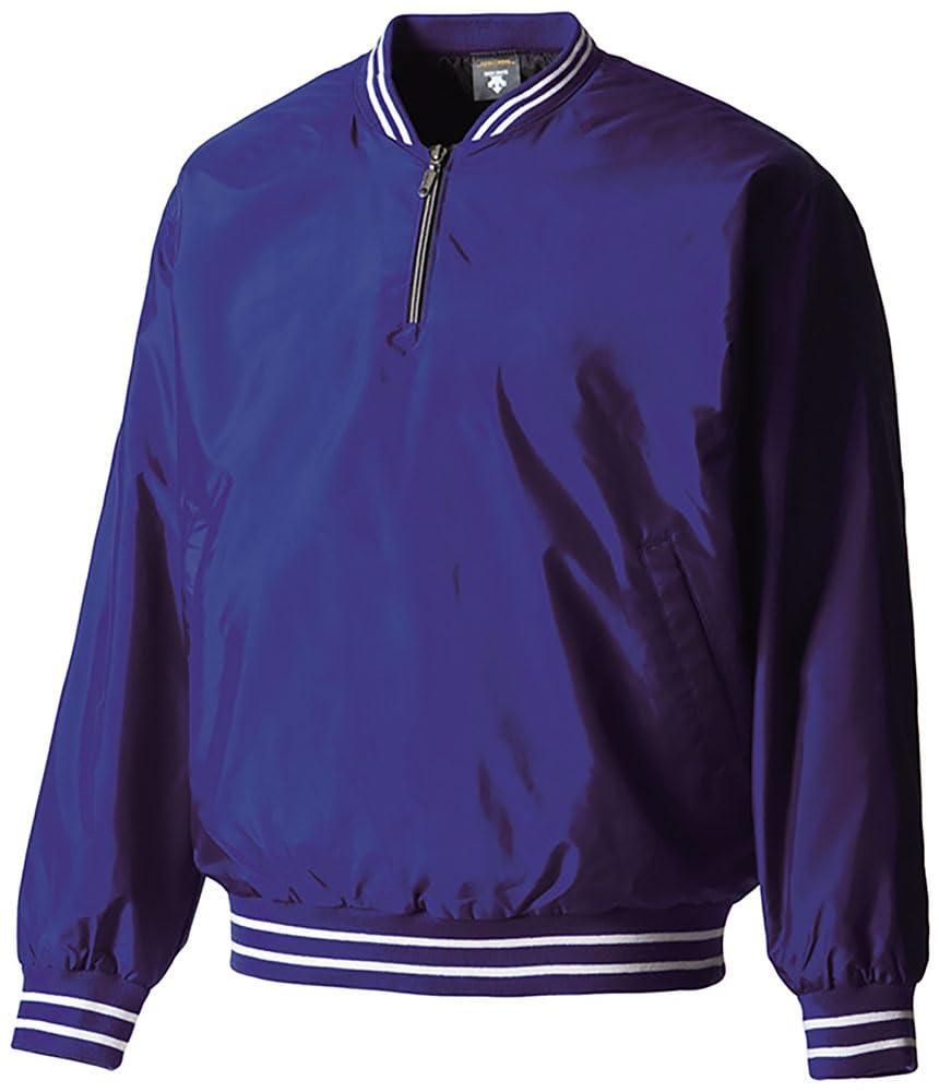 [Descente] Baseball Practice Shirt Pullover Coat STD-410B Men's Royal Blue