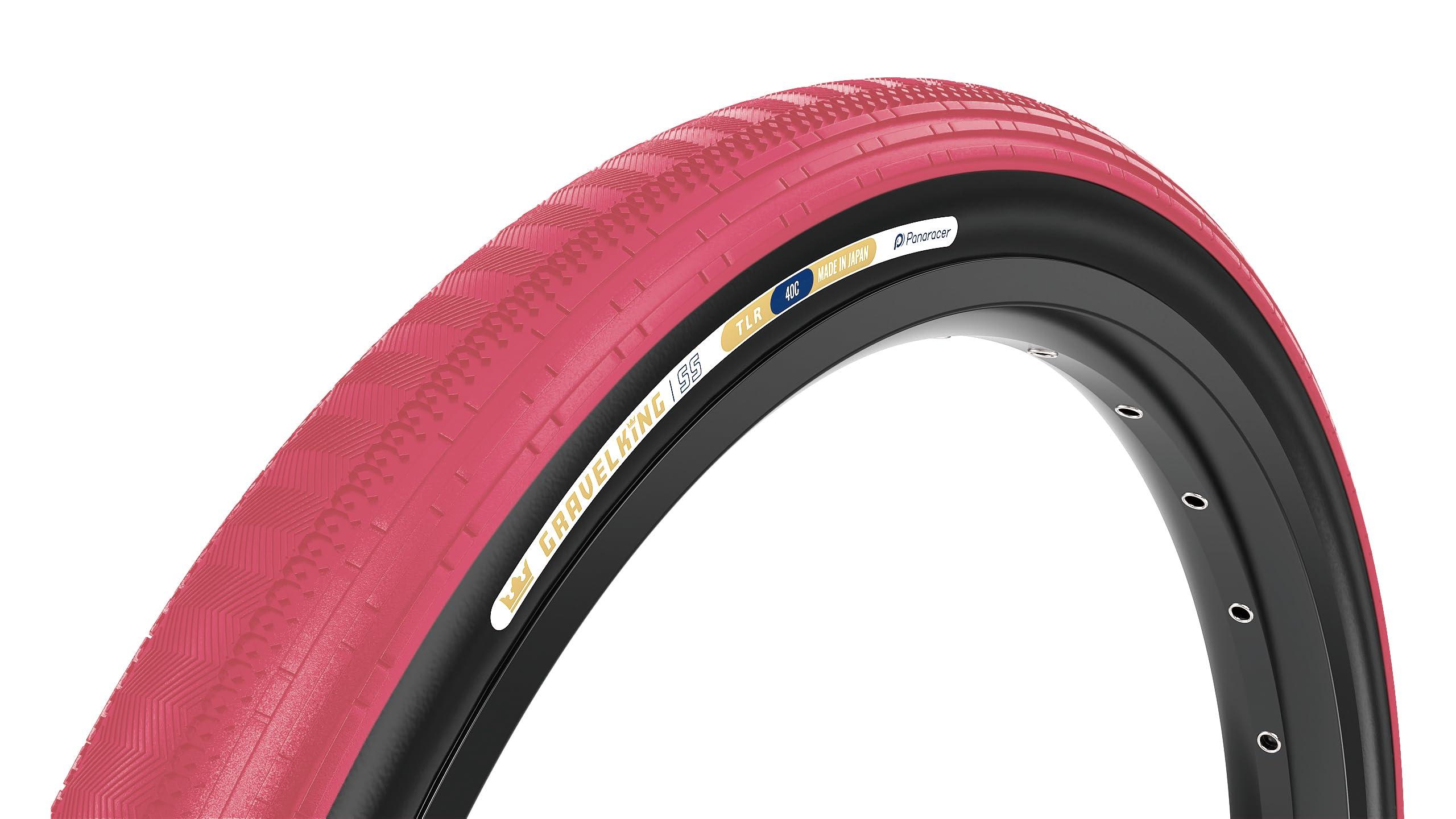 Panaracer Gravel King SS 700×45C Tubeless Ready Cranberry/Black F745-GKSS-CR-B2