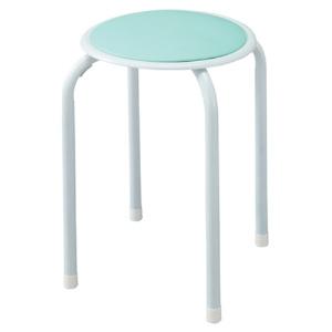 Fuji Trading Floor Chair Width 30 x Depth 30 x Height 45cm Green Stacking Simple 14072