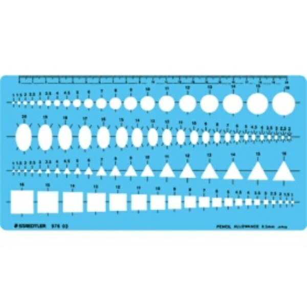 STAEDTLER Template Combination Ruler 1 Piece 976 03