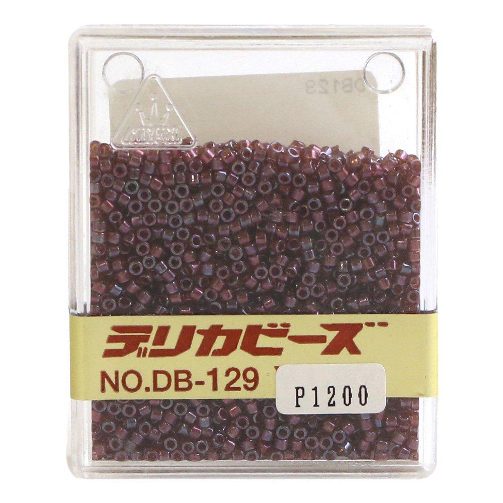 MIYUKI Miyuki Delica Beads Round 20g (approx. 4000 beads) DB129-20G