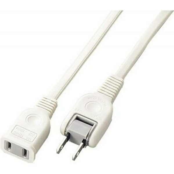 YAZAWA (YAZAWA) Fire-Resistant Extension Cord, 1 Outlet, 5m, White Y02105WH YAZAWA (YAZAWA)