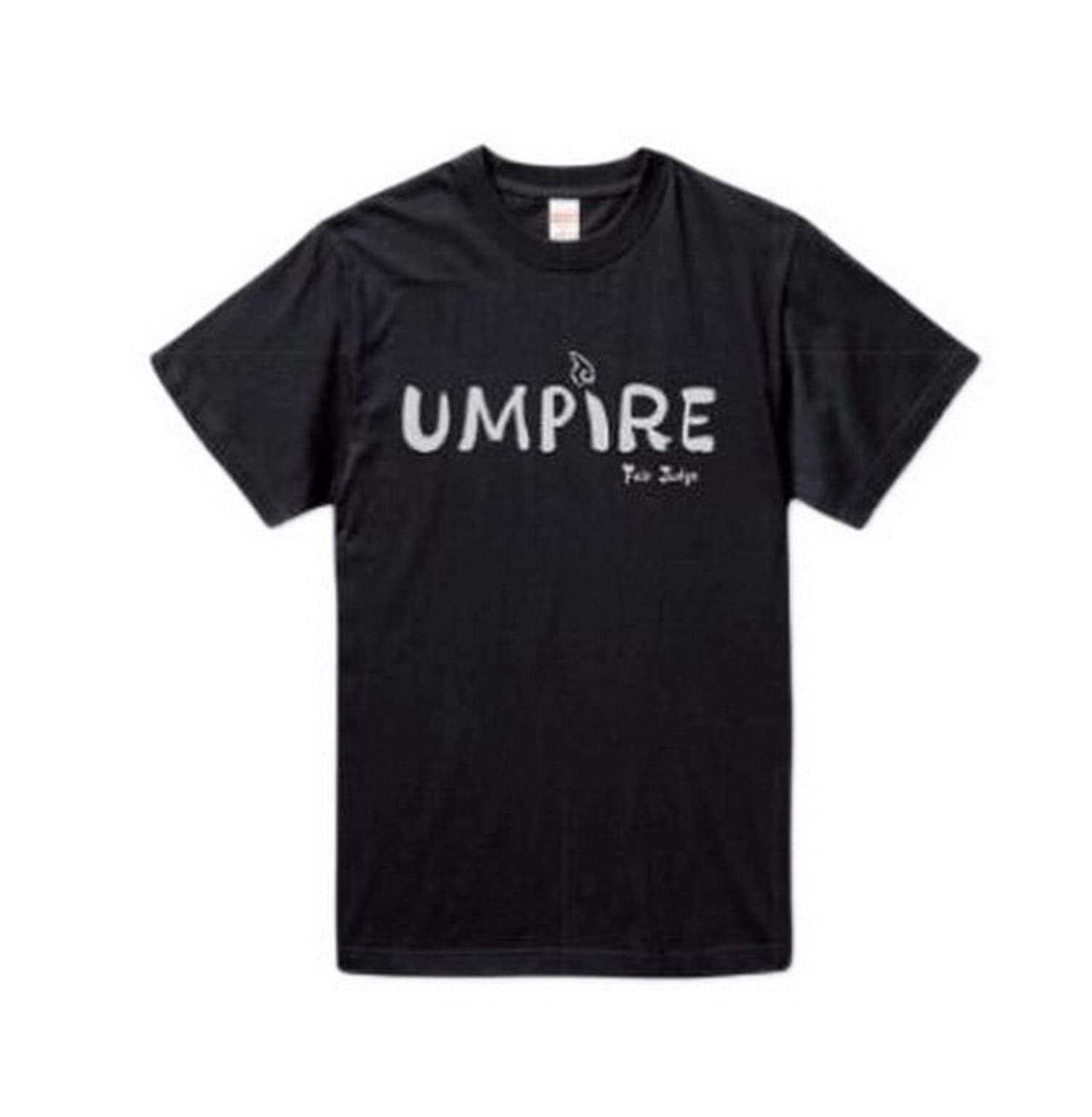 UNIX Baseball T-Shirt UMPIRE T-Shirt Baseball Umpire T-Shirt L BX83-40