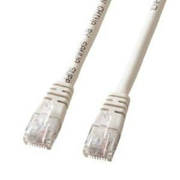 Sanwa Supply Enhanced Category 5 Single-Conductor LAN Cable 5m Light Gray KB-T5T-05N