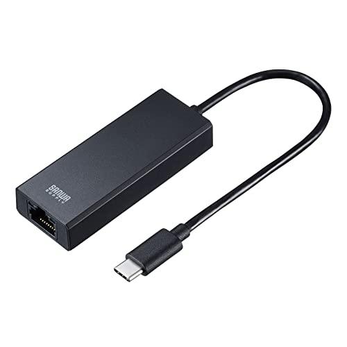 Sanwa Supply USB3.2 Type-C to LAN Adapter (2.5Gbps Support) USB-CVLAN6BK