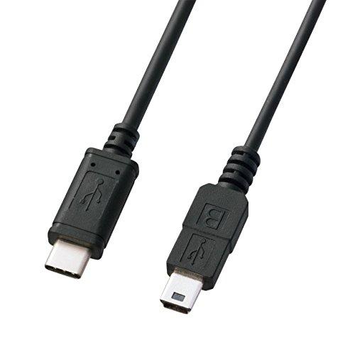 Sanwa Supply USB 2.0 Type-C to miniB Cable 1m KU-CMB10