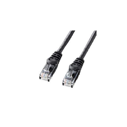 Sanwa Supply CAT6 LAN Cable (10m) UTP 1Gbps/250MHz RJ45 Snap-Proof Black LA-Y6-10BK