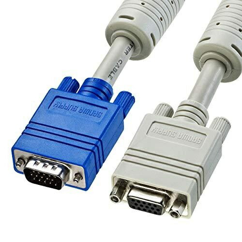 Sanwa Supply Display Extension Cable 5m Light Gray KC-VEN5K