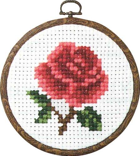 Olimpas Silk Embroidery Kit/Rose No.7355