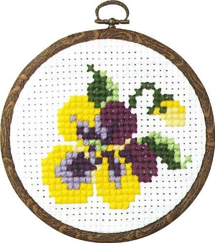 Olimpas Silk Embroidery Kit/Pansy No.7357