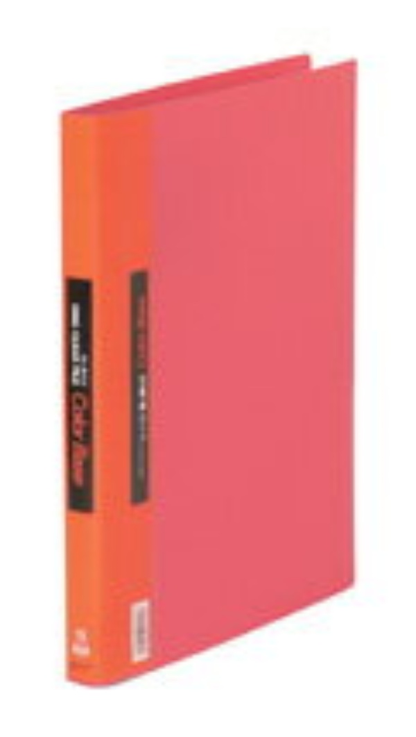 King Jim Clear File Color Base Refillable Type Maximum Capacity 65 Pockets 30-Hole A4 Vertical Red 139-R