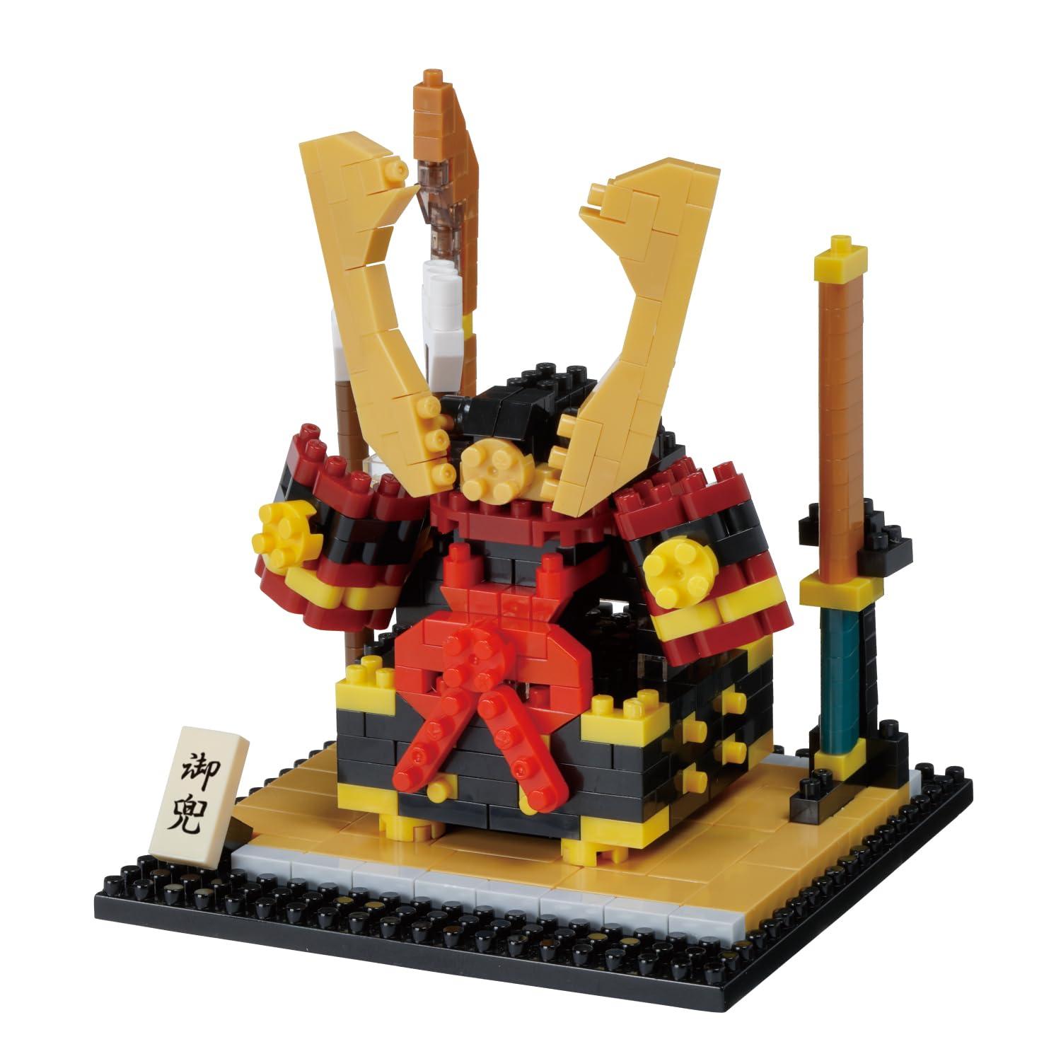 Kawada Nano Blocks Helmet Ornament 500 Pieces 8×9.2×8cm Ages 12+ Interior Hobby NBH_240