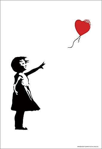 Beverly 300-Piece Jigsaw Puzzle: Balloon Girl (26×38 cm) 83-111 Black and White
