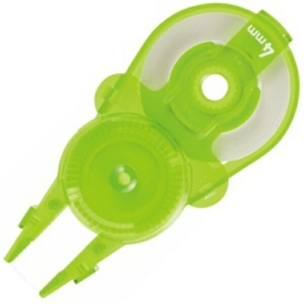 Plus Correction Tape Whisper Slide Replacement Tape 4mm Width x 12m Lime Green WH-114R-10P LGR 1 Pack (10 Pieces)