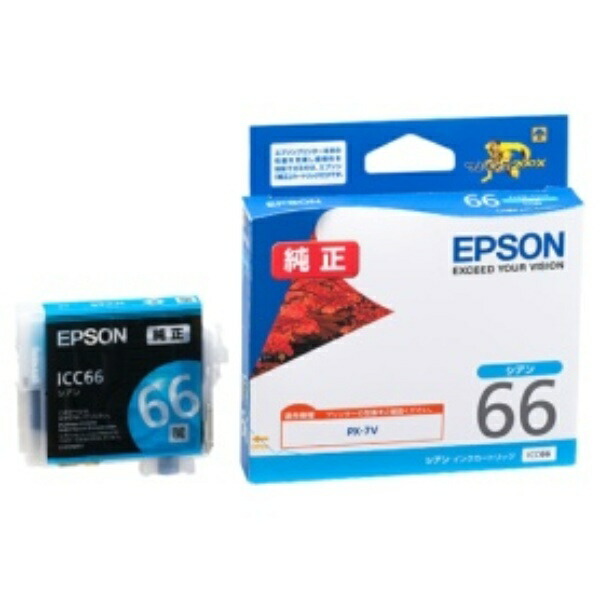Epson Ink Cartridge Cyan ICC66 1 piece