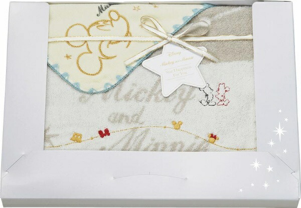 Maru Shin Towel Gift Set Moving Greeting Disney Star Happiness 2275032600 DS-9020 1 Hand Towel / 1 Face Towel