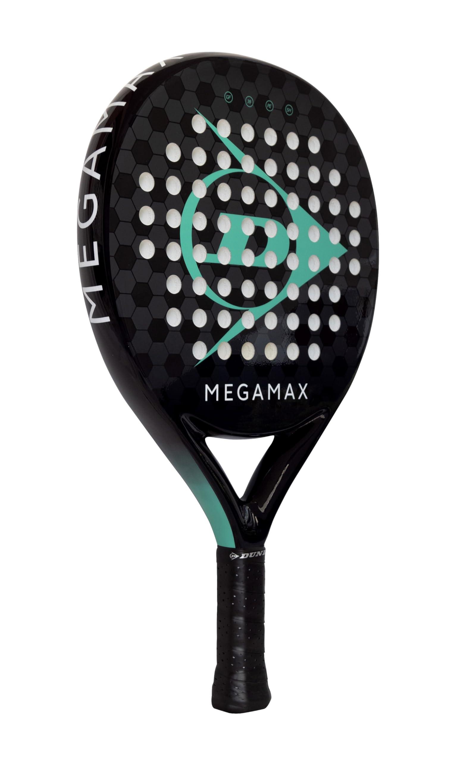 DUNLOP Padel Racket 25 Megamax Black (MEGAMAX BLACK) Beginner/Junior Model DSPR00126