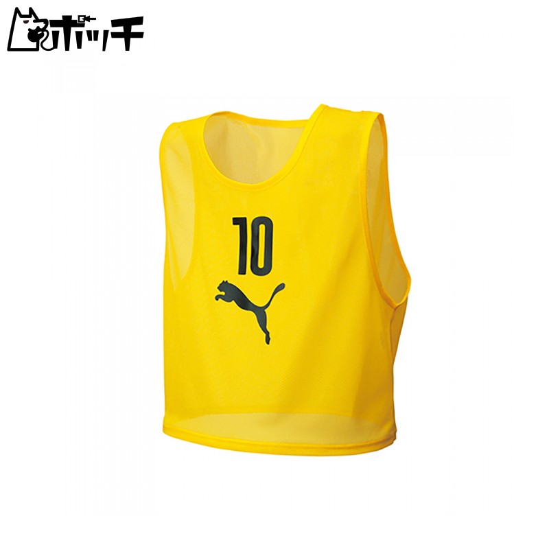 [PUMA] Soccer Bib Set (10-Piece Set) 920604 Men's Fall/Winter 2024 Color Cyber Yellow (04) 2XS
