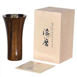 Uchiki Urushi-Maki Lacquered Cup Wamodan Wamodan+ (Wamodan Plus) Single Cup L Black (Ebony) SCS-L201