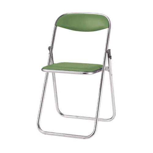 ESCO 455x437x740mm Folding Chair (Plated Legs/Green) EA956XA-153 1 Chair