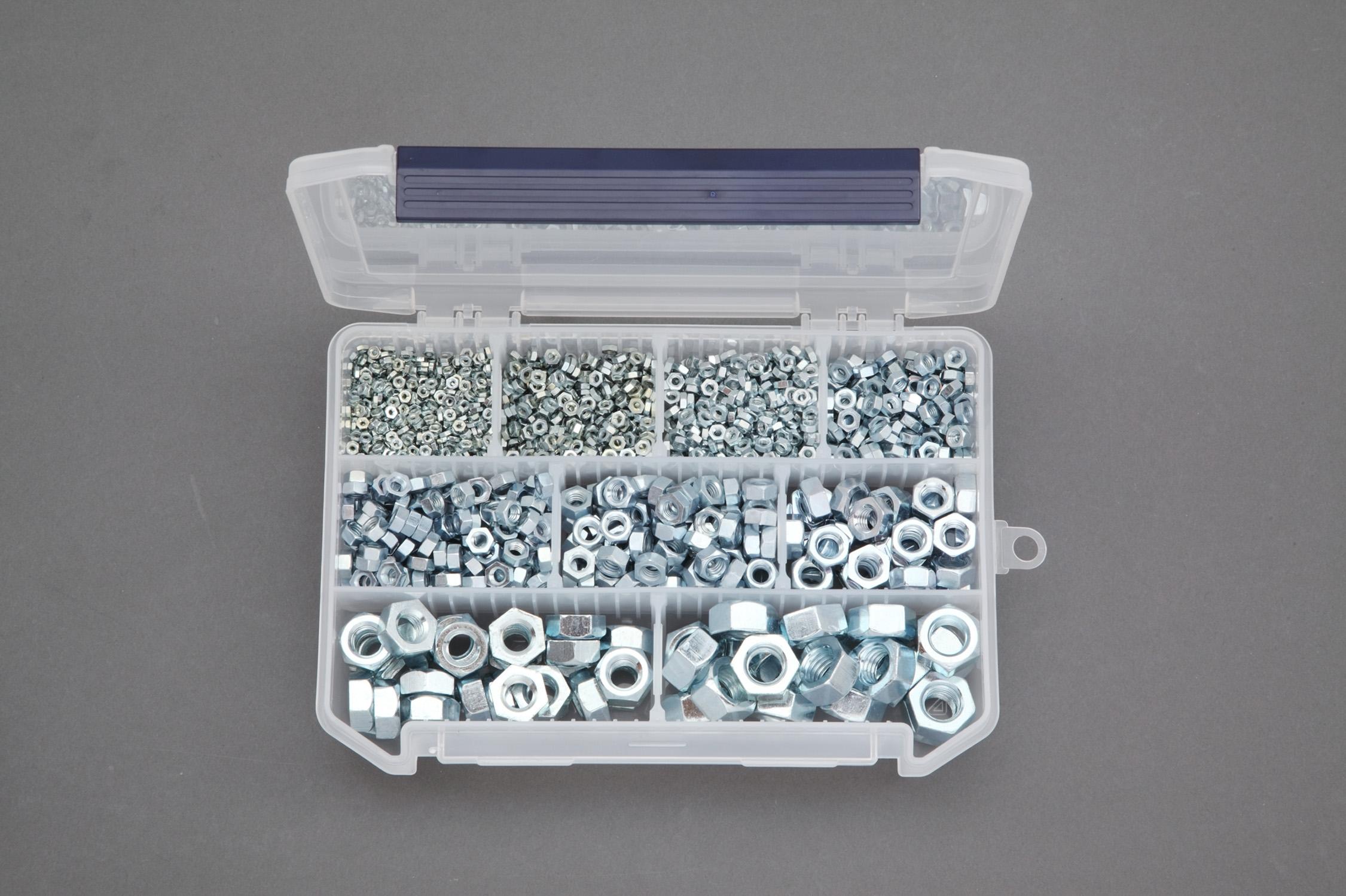 M2-M12 Hex Nut Set (Unichrome Plated) EA949LS-12