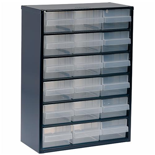 307x150x420mm/3-row 6-tier Parts Cabinet EA661BB-2