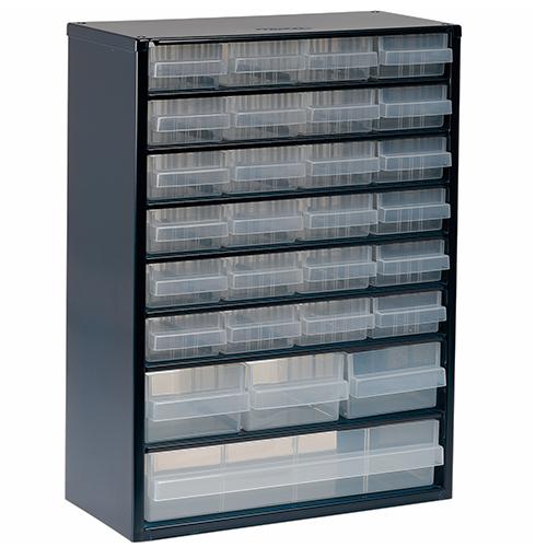 307x150x420mm/8 rows, 28 compartments Parts Cabinet EA661BB-4