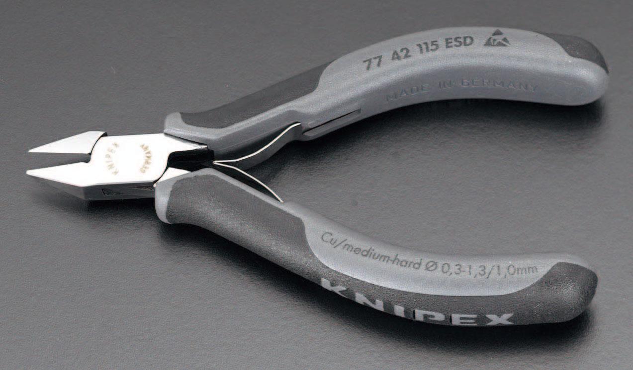 ESCO 115mm Precision Nippers (ESD Grip) EA535KC-14