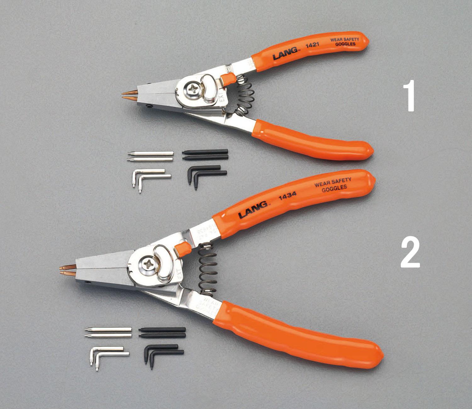 ESCO 3-26/7-26mm Snap Ring Pliers for Internal and External Use - EA590HC-1