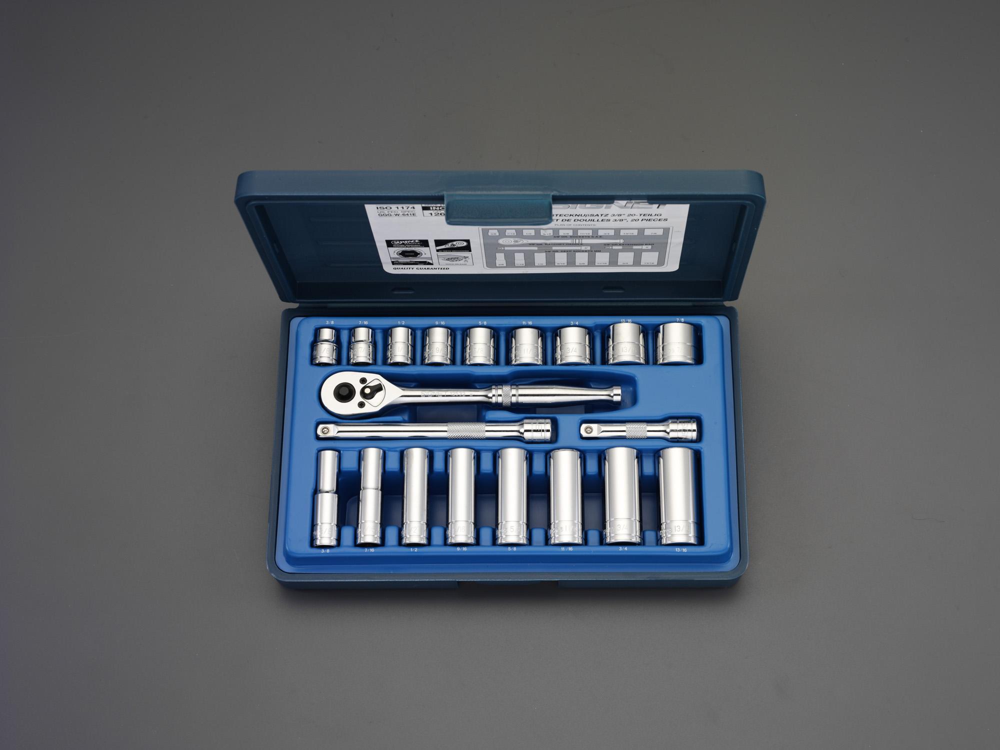 ESCO 3/8" Square Socket Wrench Set EA617CC-58