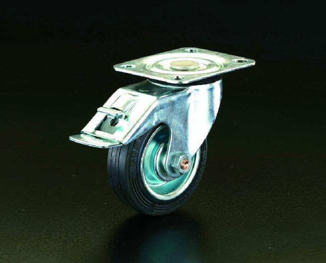 125mm Casters (Swivel Fittings with Rear Wheel Brakes) EA986GD-125