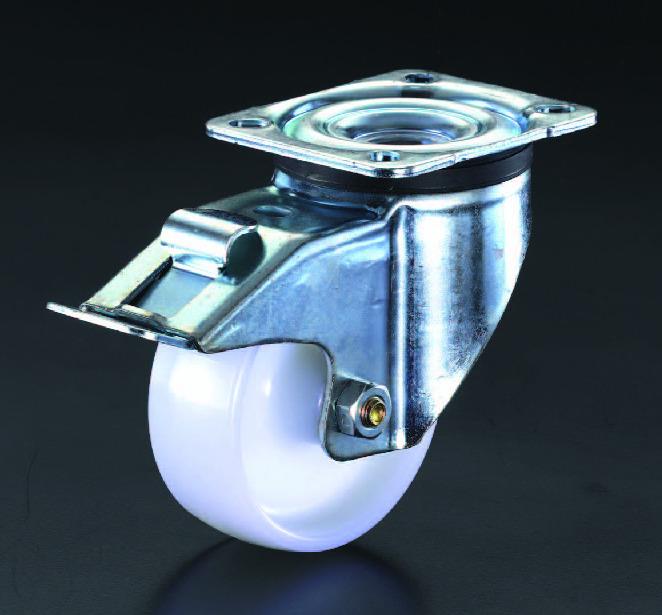 100mm casters (swivel casters with rear wheel brakes)