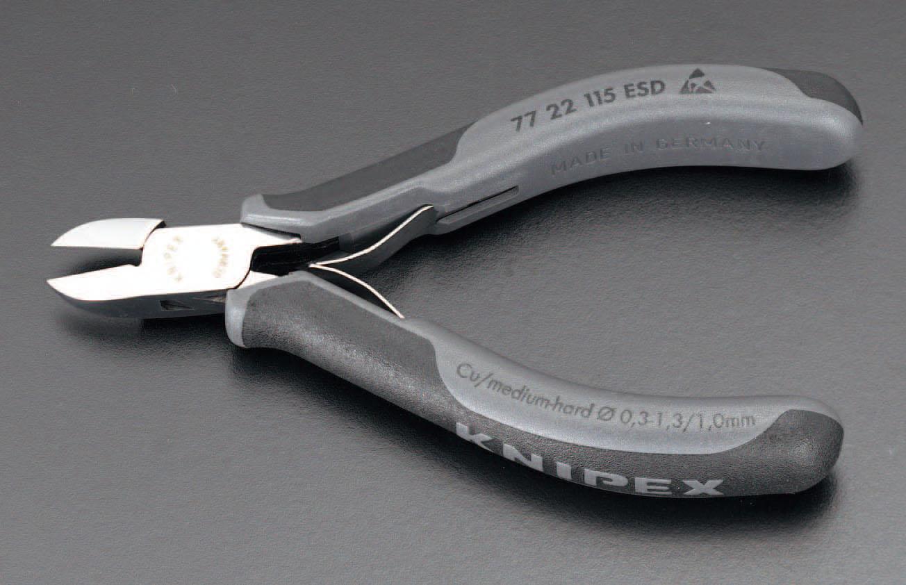 ESCO 115mm Precision Nippers (ESD Grip) EA535KC-12
