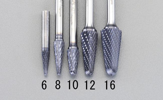 ESCO 10x19mm/6mm Shank [Coated] Super Hard Bar EA819VC-10