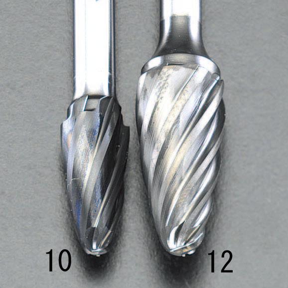 ESCO 12x25mm/6mm Shank [Coated] Super Hard Bar (for Aluminum) EA819VY-12