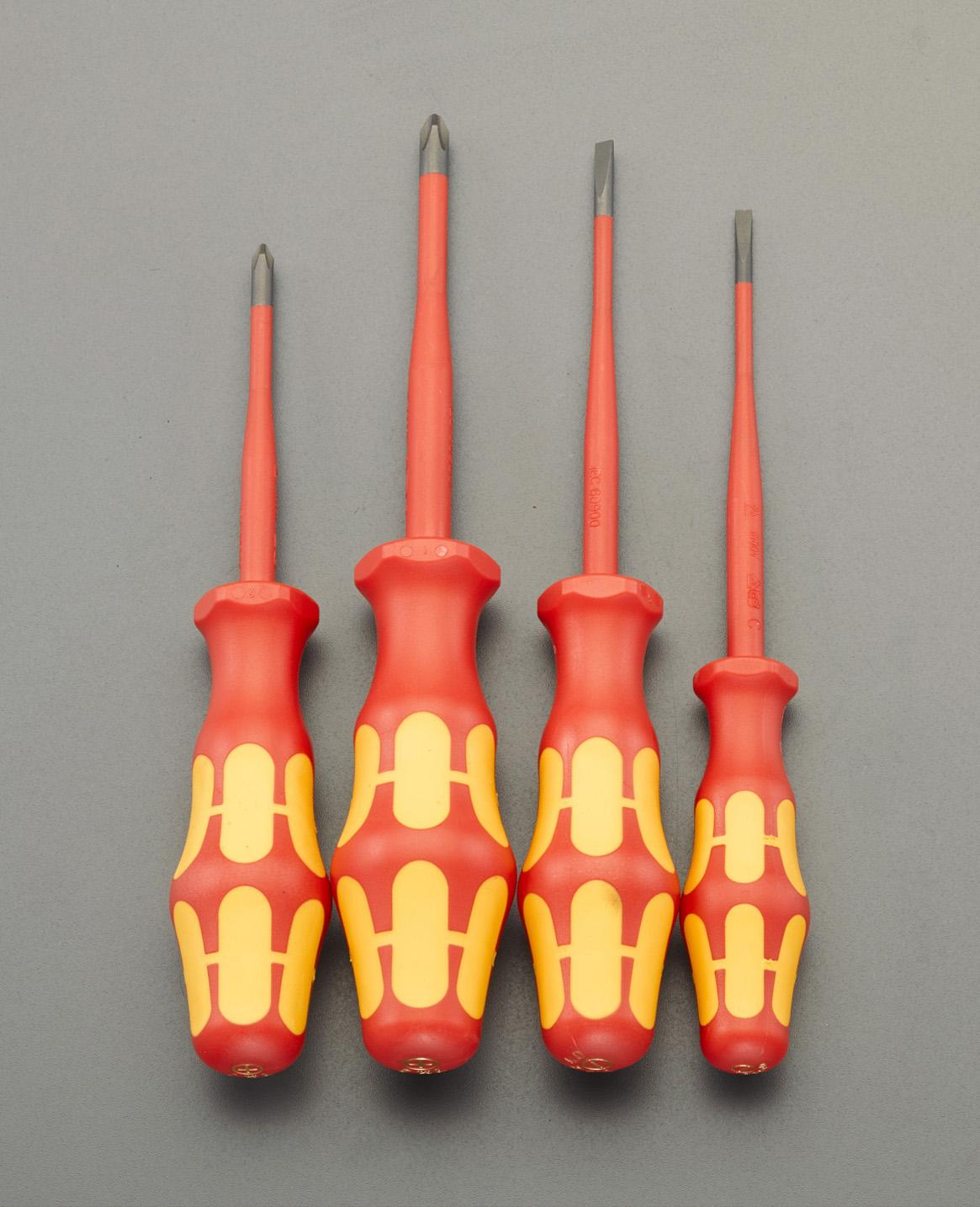 ESCO Insulated Screwdriver Set (Tapered Tip Type) EA560WE-60