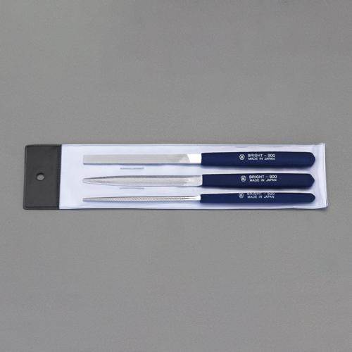 200mm Files (Chrome-Coated 3-Piece Set / Fine Grit)