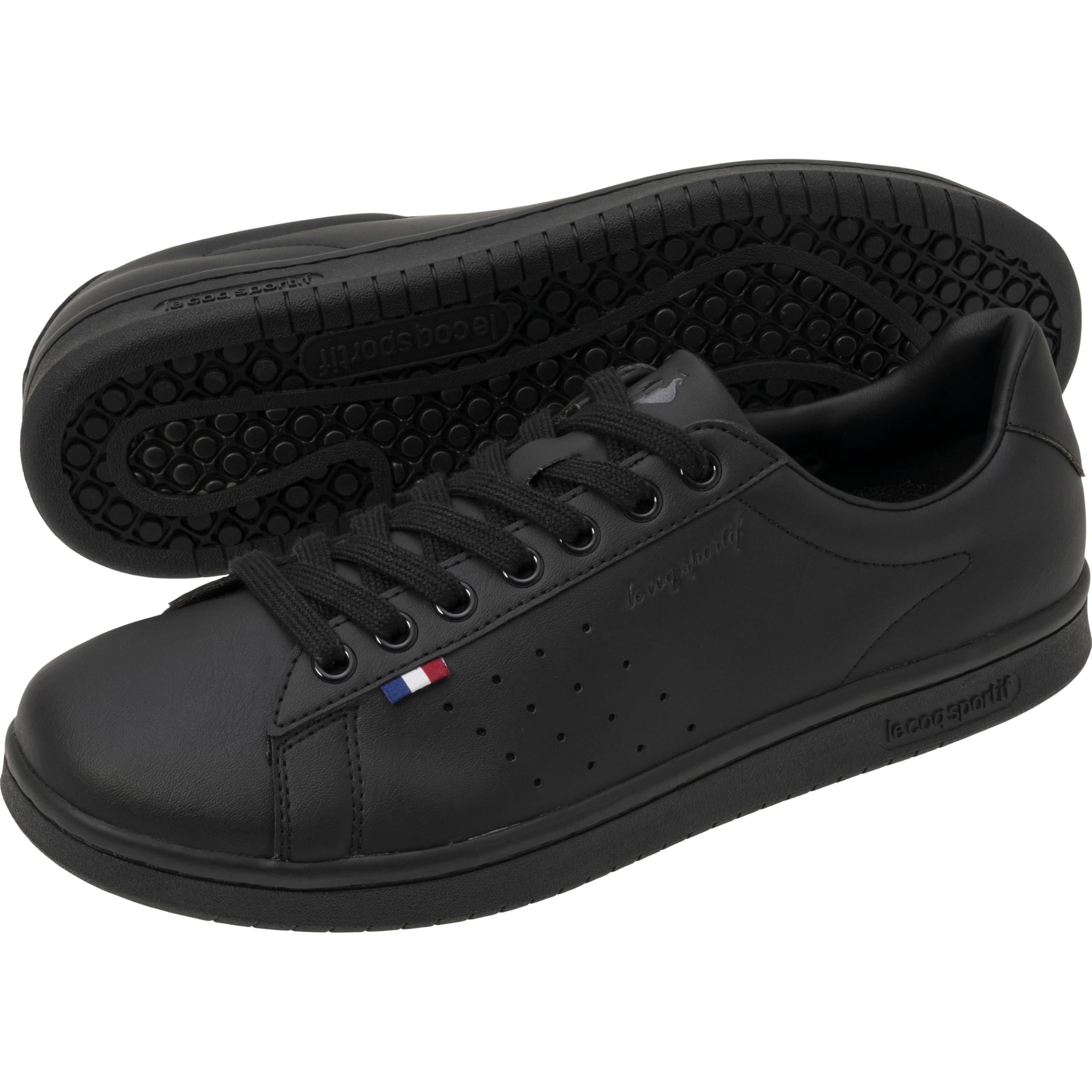 [Le Coq Sportif] LA Laurent SL Sneakers - Lightweight, Odor Control, Comfortable Fit, Cushioning, Classic Court Style - Men's & Women's - BK00 (LU5SSN21UZ) - 23.5 cm