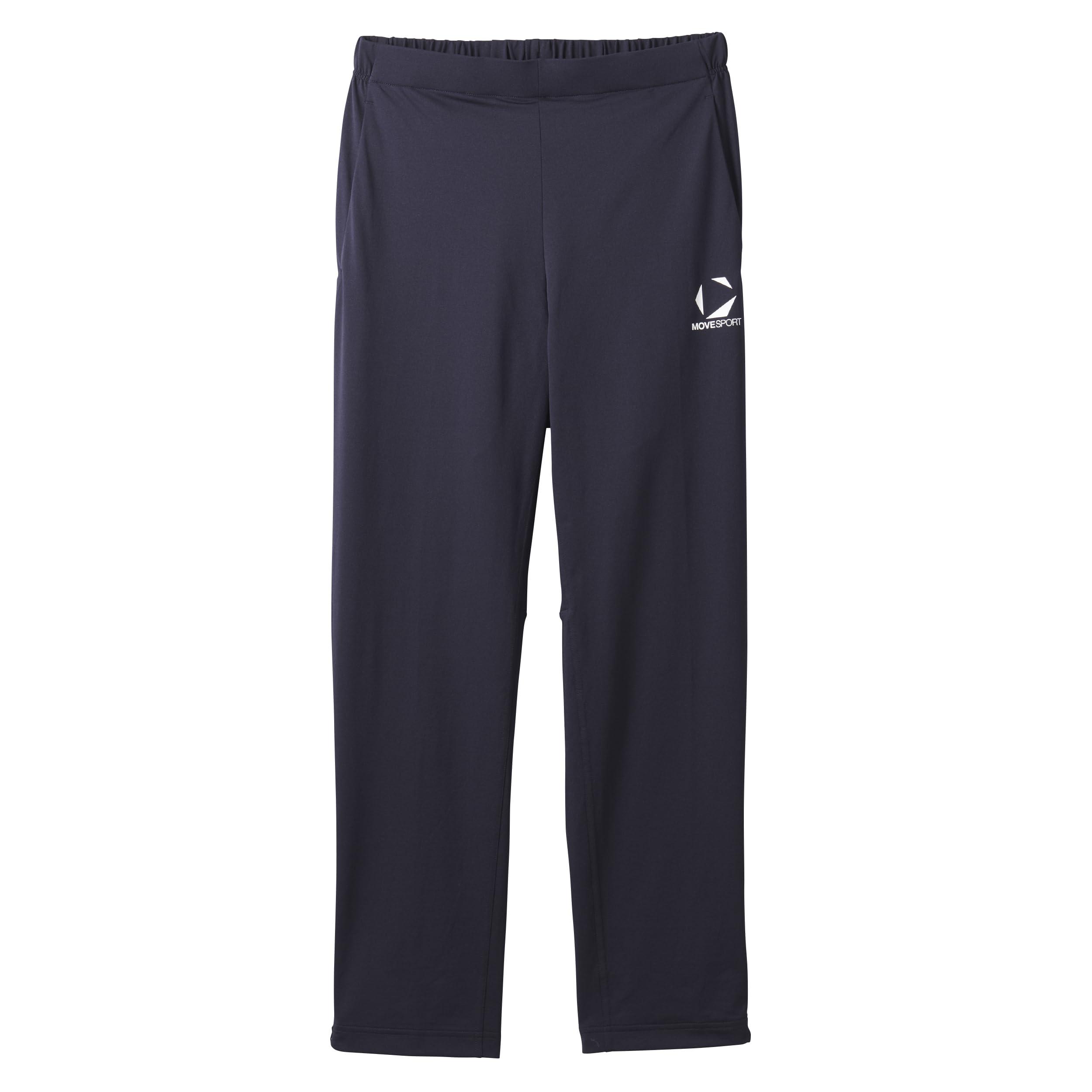 [Move Sports] Long Pants Descente Training Pants Stretch Windproof Jersey Training Gym Running Walking Men's NV00 M