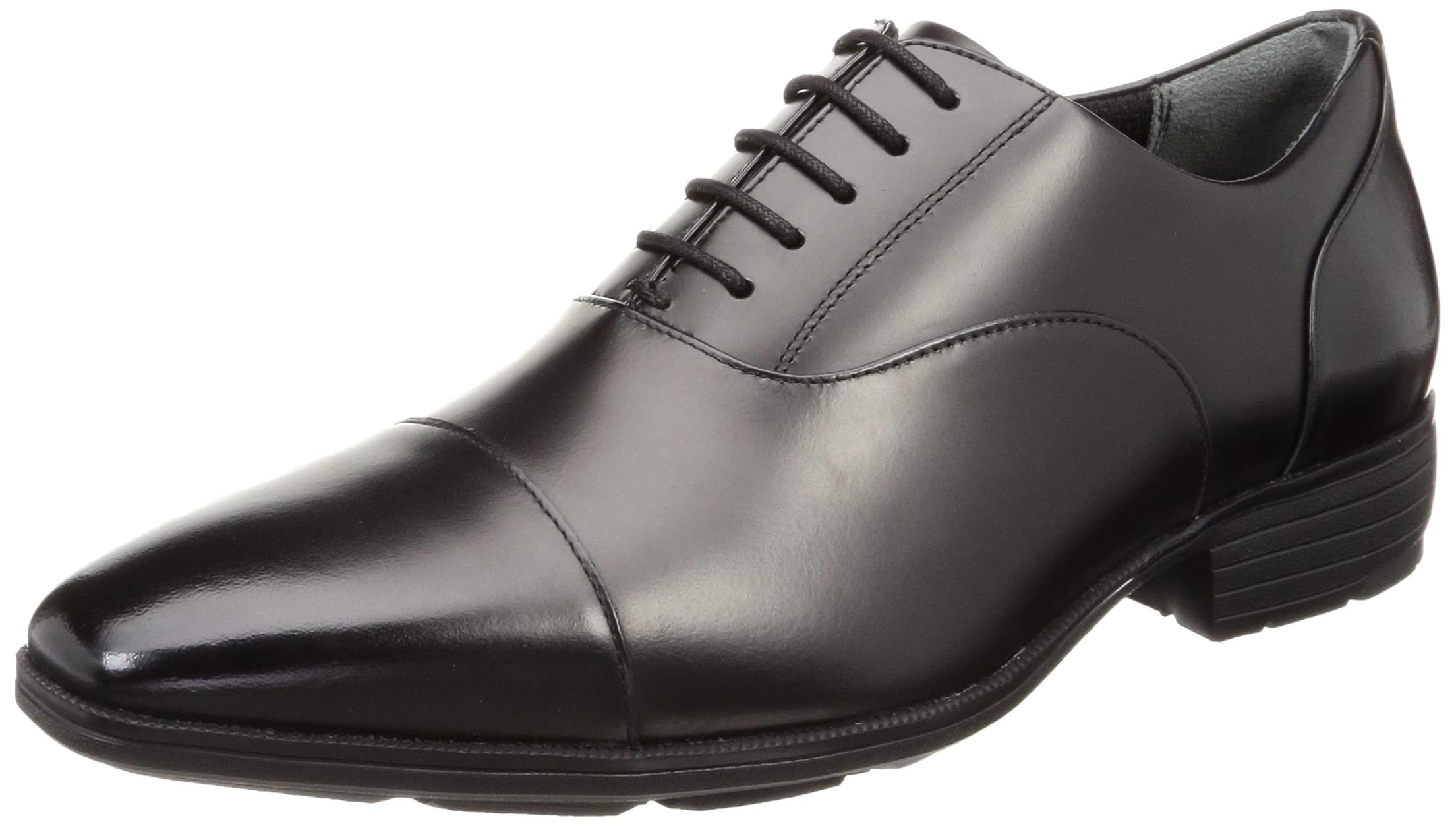 [Texy Lux] Business Shoes ASICS Shoji Genuine Leather TU-7032 Men's Black 25.0 cm 2E