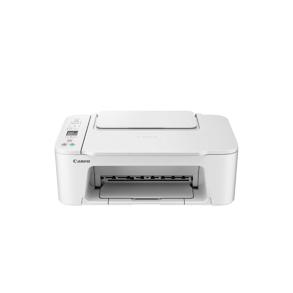 Canon A4 Inkjet Multifunction Printer TS3730 WHITE Wi-Fi Compatible Telework Compatible Ink BCI-366/365 Series