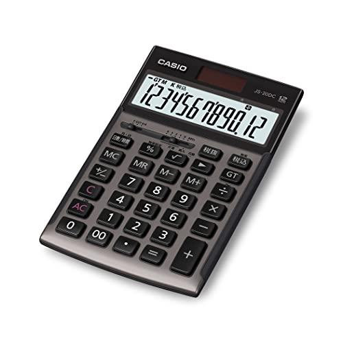 CASIO Professional Business Calculator 12-digit Day & Time Calculation Just Type Greer Brown JS-20DC-GB-N Green Purchasing Law Compliant Eco Mark Certified