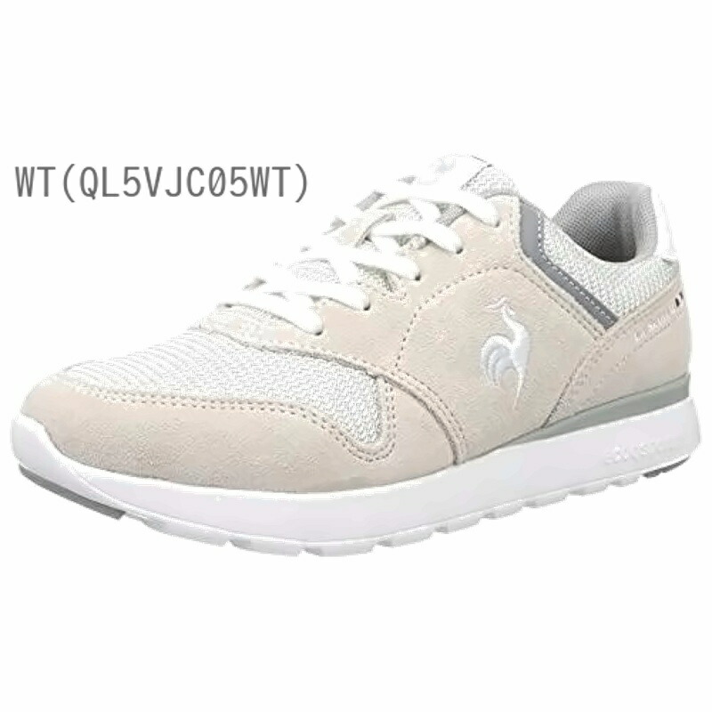 [Le Coq Sportif] LA Seine II Wide Sneakers - Odor Control, Lightweight, Low Rebound, Easy to Wear, 3E Width, Women's, New Logo_LB (QL3VJC04LB) 24.0 cm