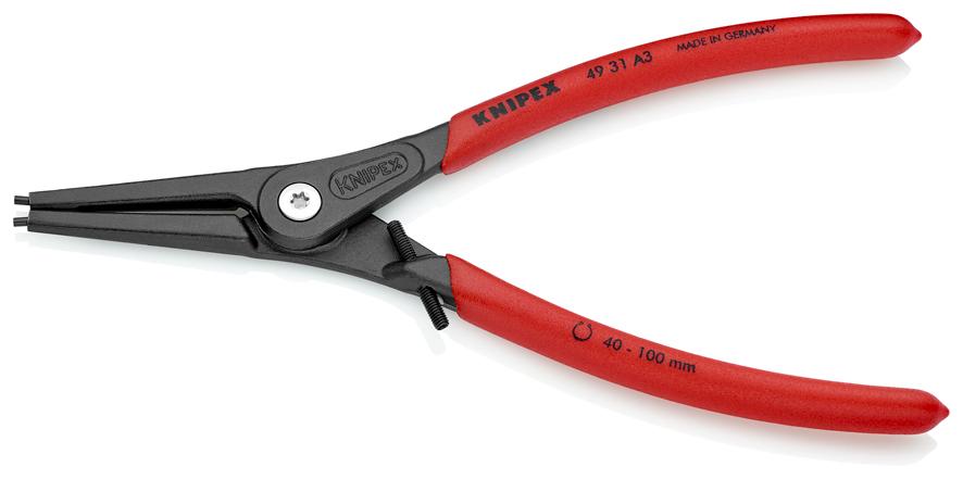 ESCO 40-100mm Snap Ring Pliers for Shafts (with Stopper) EA590BJ-13