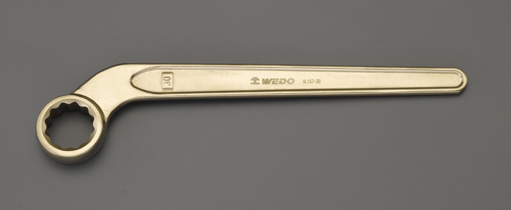 12mm open-end wrench (bent, non-sparking)