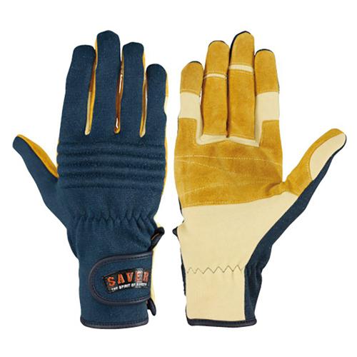 [L] Gloves (Cut-resistant / Pigskin and Kevlar)