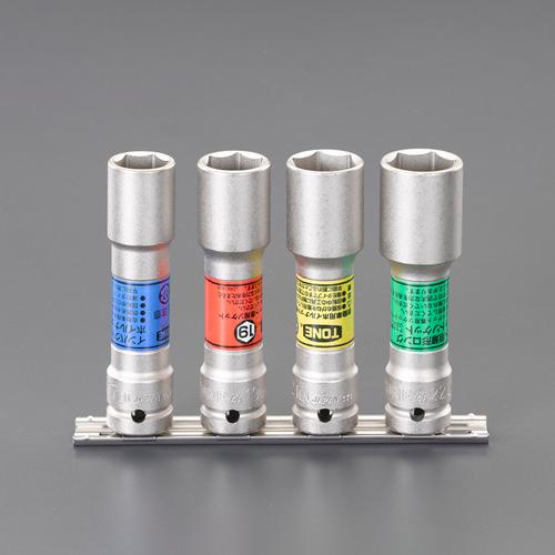 ESCO 1/2" Drive Thin Long Impact Socket Set for Wheel Nuts EA164GT-104