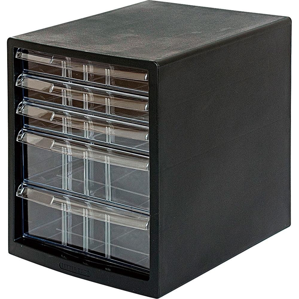 Esco Letter Case Black 278x350x345mm/Shallow 3 & Deep 2-Tier EA954JD-53