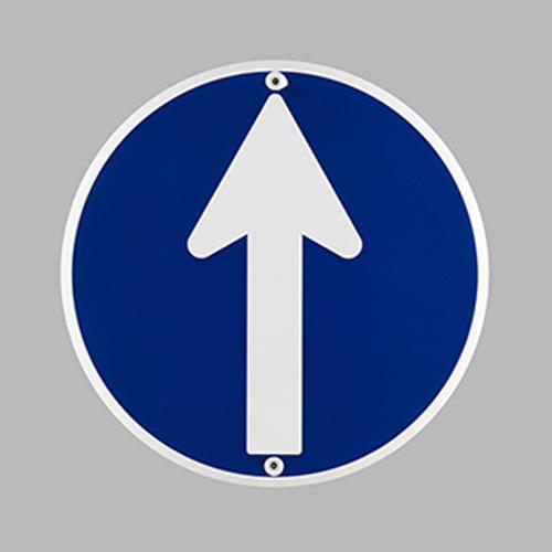 Esco φ600mm Site Sign Straight Ahead EA983AE-15