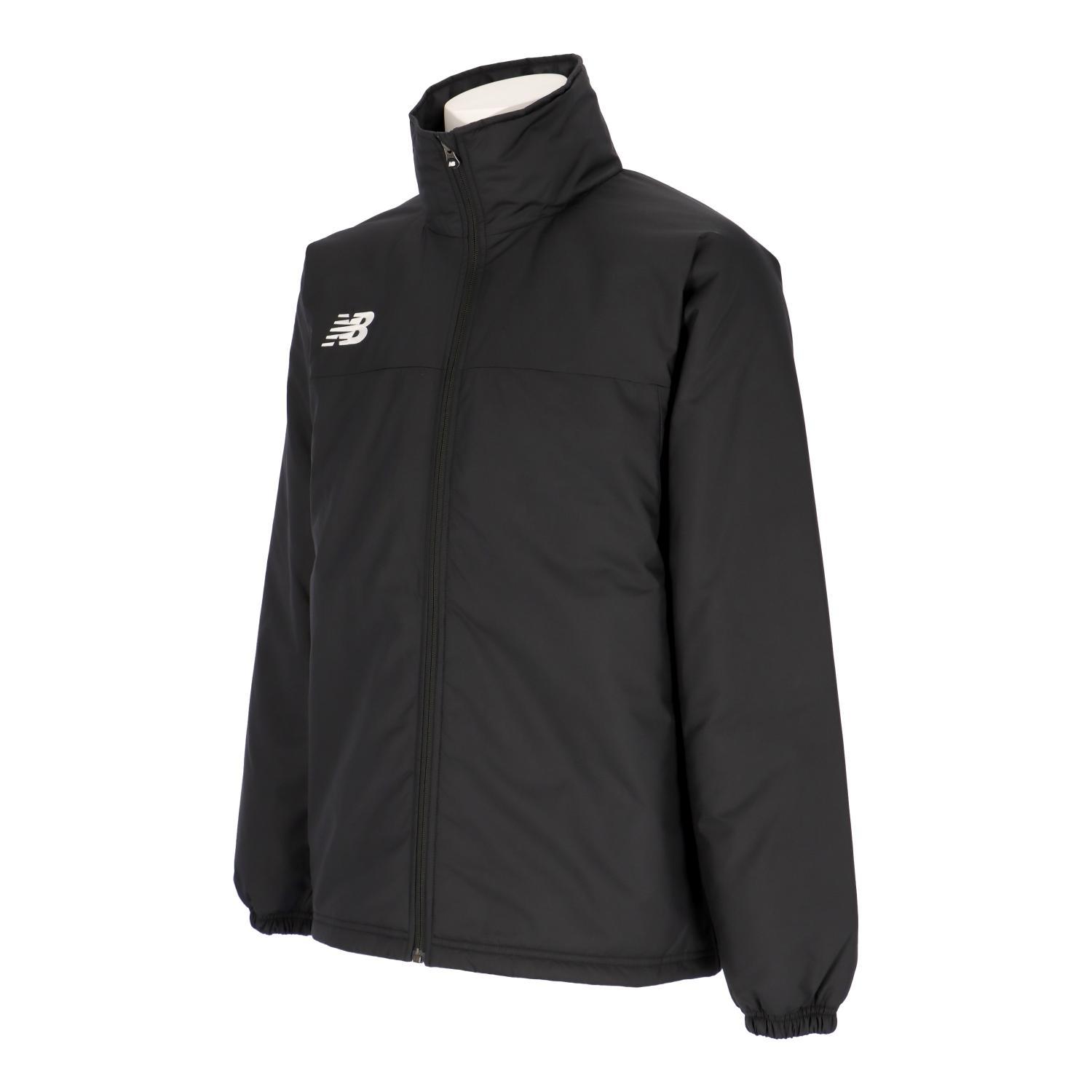 [New Balance] Soccer Padded Jacket (JMJF1421) Insulated Windproof Cold-Weather Men's Black (BK) Japan M (Equivalent to Japan Size M)